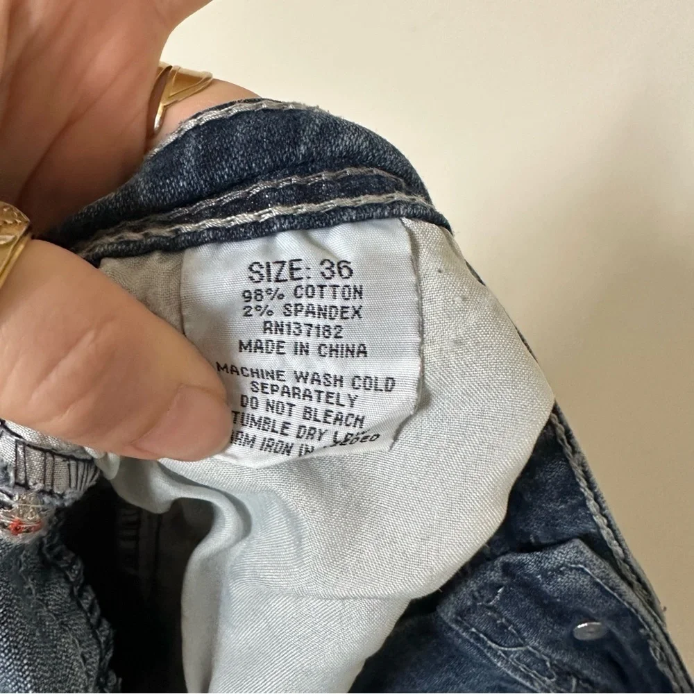 Monarchy Collection Vintage Embroidered Jeans Size 36